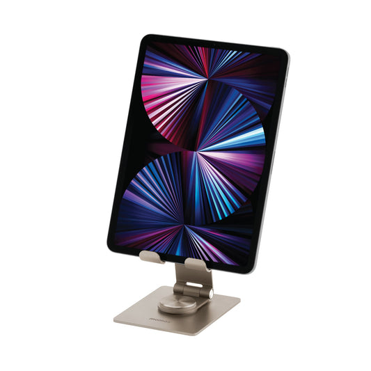 360°Rotatable phone stand & tablet stand. titanium